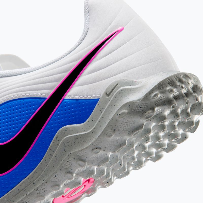 Кросівки футбольні дитячі Nike Tiempo Maestro Club Jr IC white/racer blue/pink blast/black 8