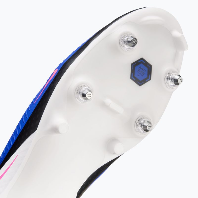 Кросівки футбольні чоловічі Nike Phantom 6 Low Academy SG racer blue/white/pink blast 10