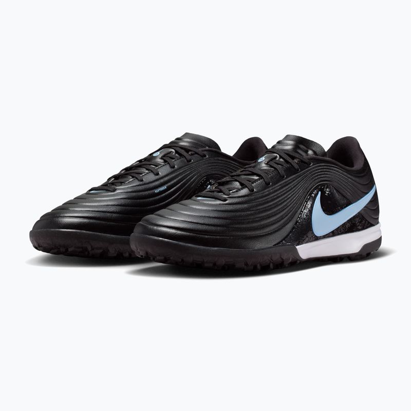 Кросівки футбольні чоловічі Nike Tiempo Maestro Academy TF black/ice blue 10