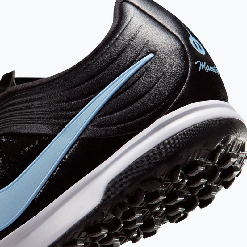 Кросівки футбольні чоловічі Nike Tiempo Maestro Academy TF black/ice blue 15