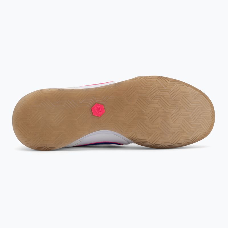 Кросівки футбольні чоловічі Nike Streetgato white/pink blast/racer blue 4