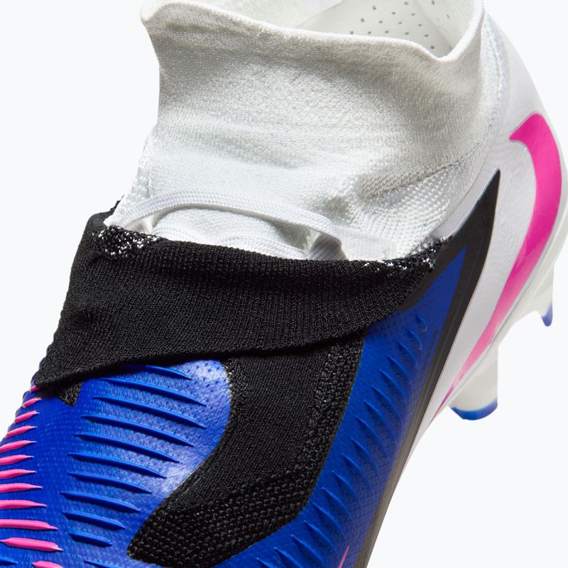 Кросівки футбольні чоловічі Nike Phantom 6 High Pro FG racer blue/white/pink blast 9
