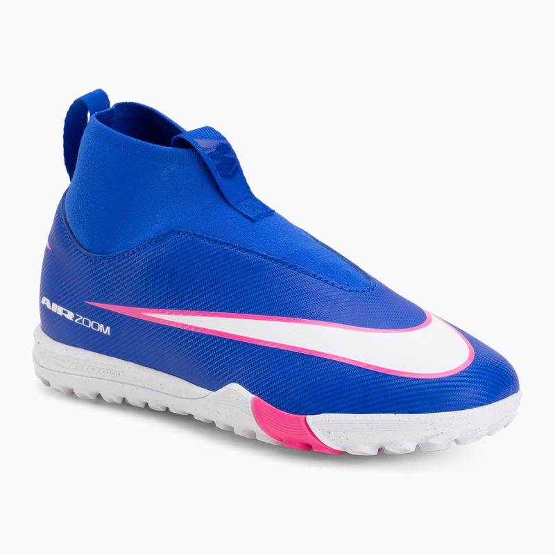 Кросівки футбольні дитячі Nike Mercurial Superfly 10 Academy TF racer blue/white