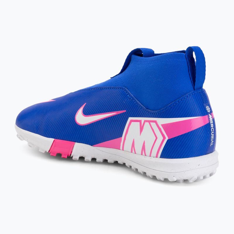 Кросівки футбольні дитячі Nike Mercurial Superfly 10 Academy TF racer blue/white 3
