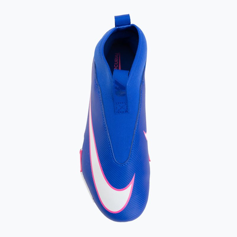 Кросівки футбольні дитячі Nike Mercurial Superfly 10 Academy TF racer blue/white 5