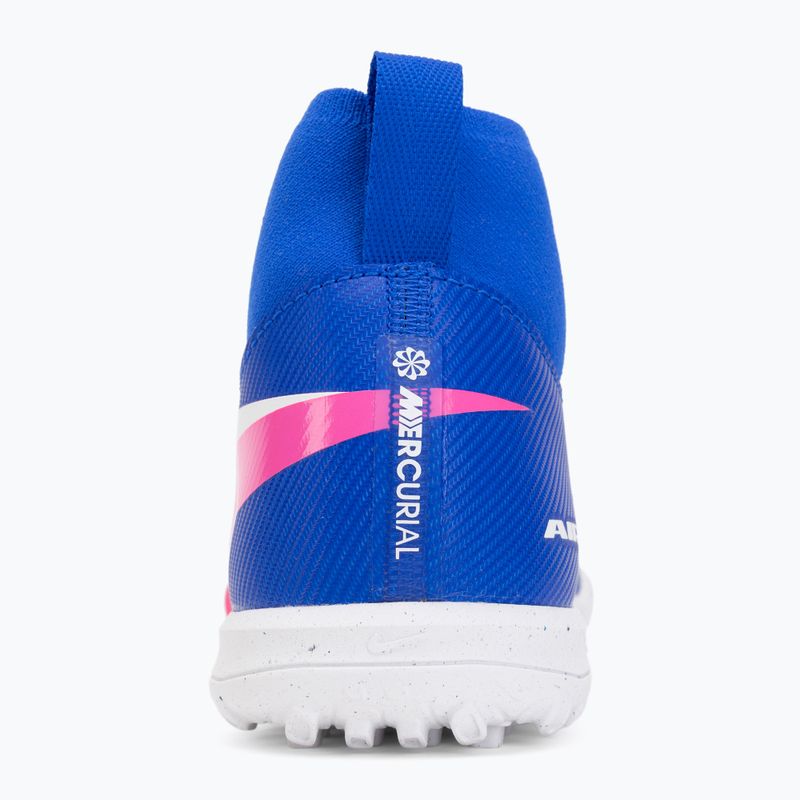 Кросівки футбольні дитячі Nike Mercurial Superfly 10 Academy TF racer blue/white 6