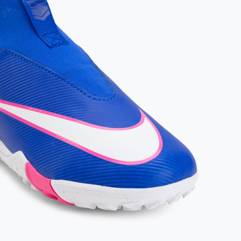 Кросівки футбольні дитячі Nike Mercurial Superfly 10 Academy TF racer blue/white 7