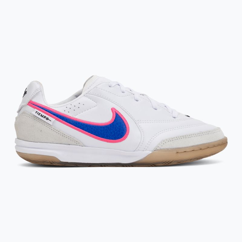 Кросівки футбольні дитячі Nike Tiempo Streetgato Jr white/pink blast/racer blue 2
