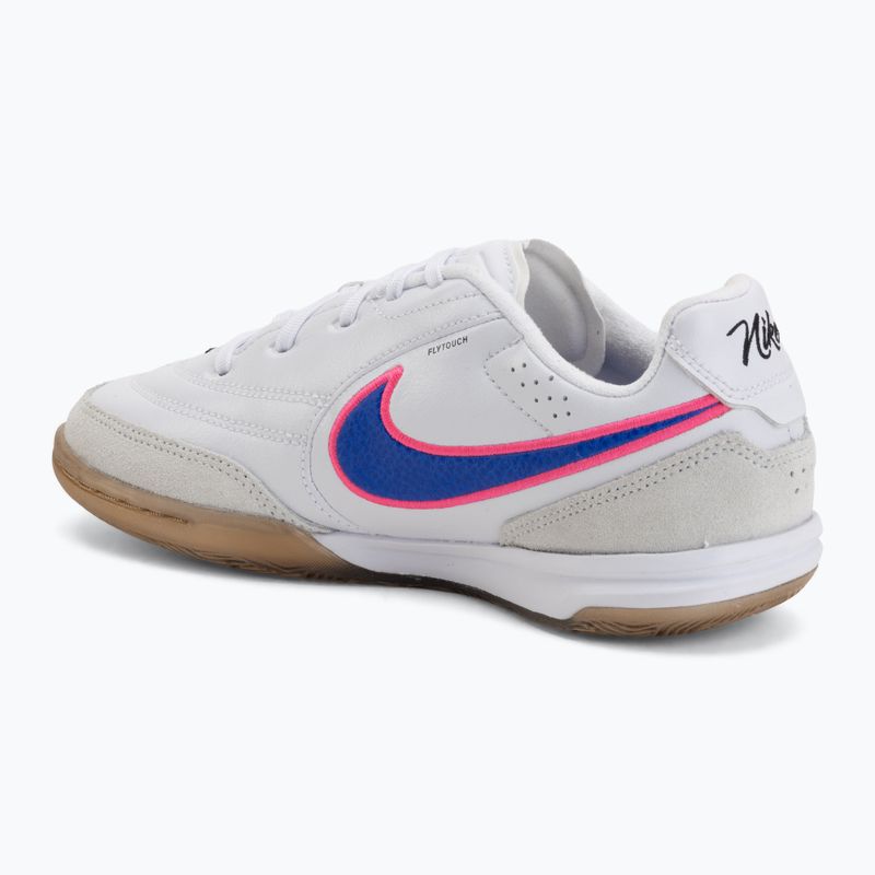 Кросівки футбольні дитячі Nike Tiempo Streetgato Jr white/pink blast/racer blue 3