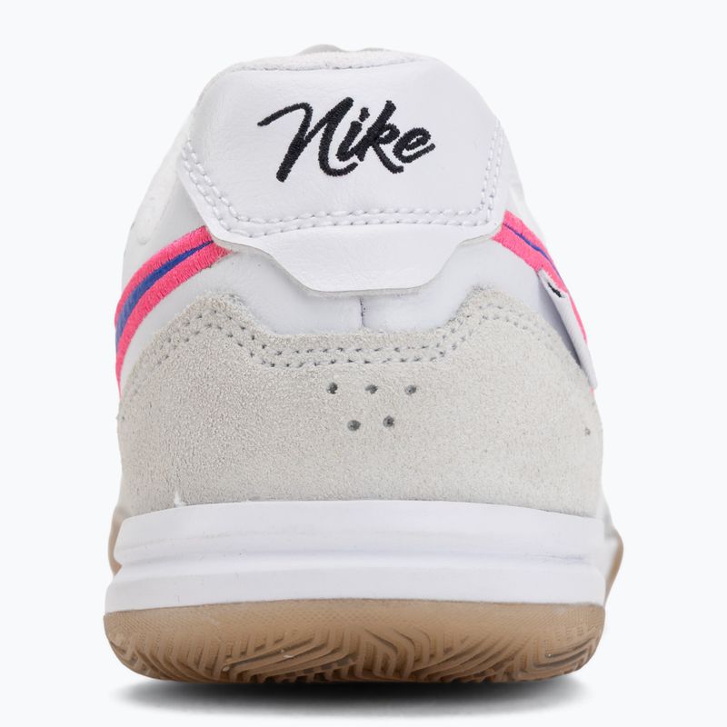 Кросівки футбольні дитячі Nike Tiempo Streetgato Jr white/pink blast/racer blue 6