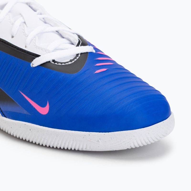Кросівки футбольні дитячі Nike Jr. Phantom 6 Low Club IN racer blue/white/pink blast 7