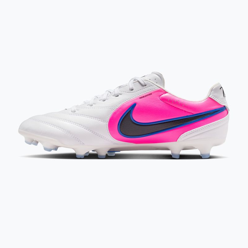 Кросівки футбольні чоловічі Nike Tiempo Ligera Pro FG white/racer blue/pink blast/black 9