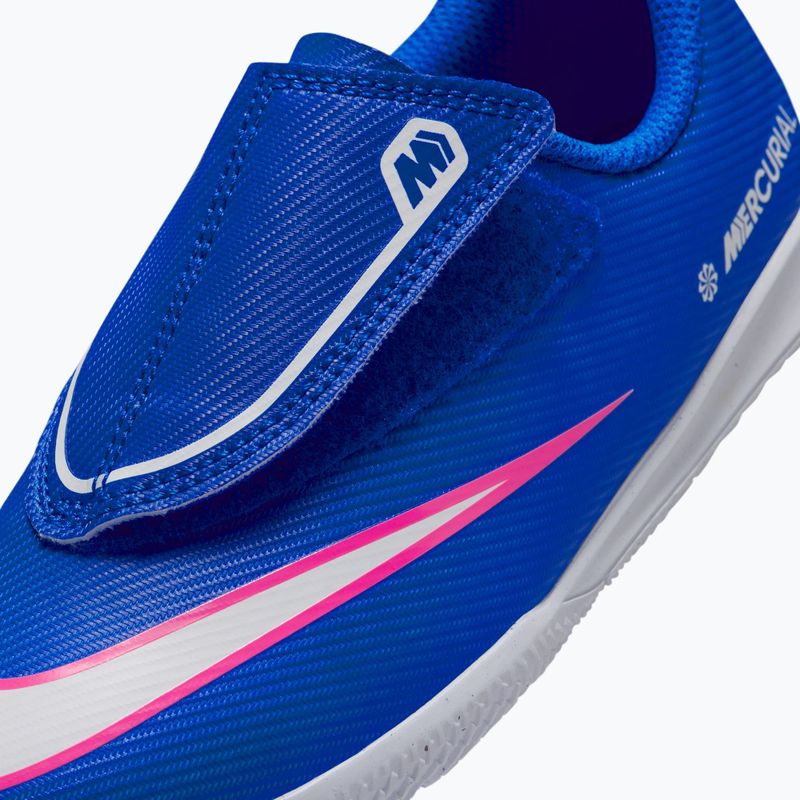 Кросівки футбольні дитячі Nike Jr. Mercurial Vapor 16 Club IC racer blue/white 8