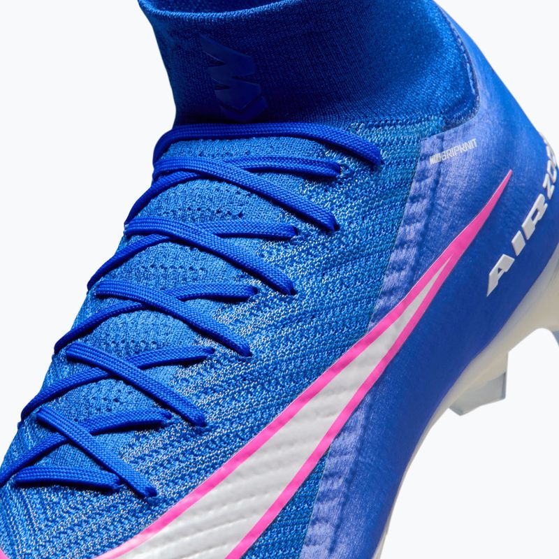 Кросівки футбольні чоловічі Nike Mercurial Superfly 10 Elite FG racer blue/white 8