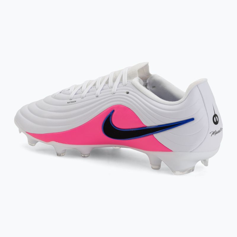 Кросівки футбольні чоловічі Nike Tiempo Maestro Academy FG/MG white/racer blue/pink blast/black 3