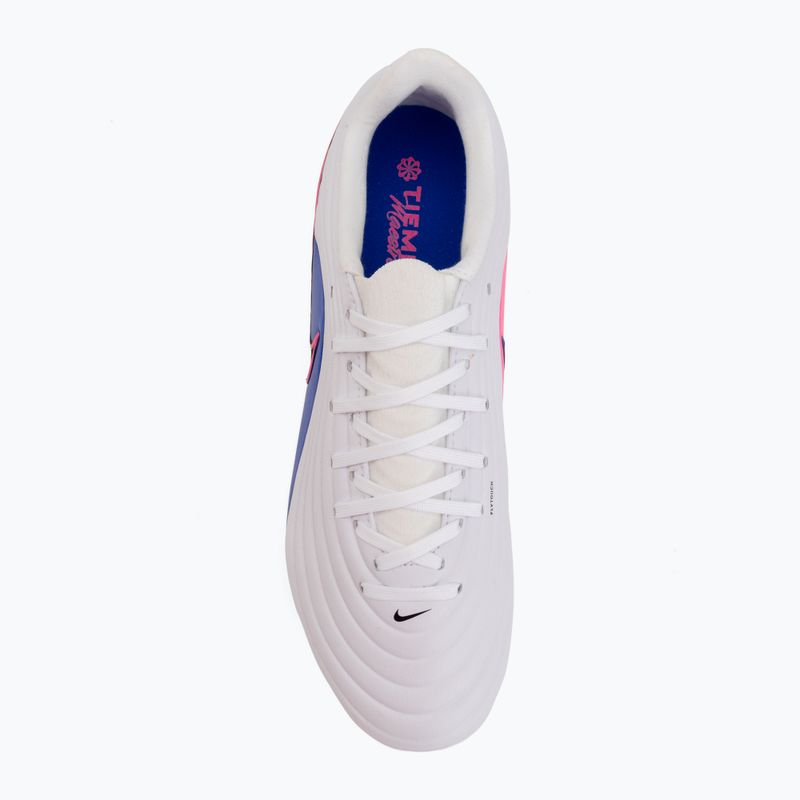 Кросівки футбольні чоловічі Nike Tiempo Maestro Academy FG/MG white/racer blue/pink blast/black 5