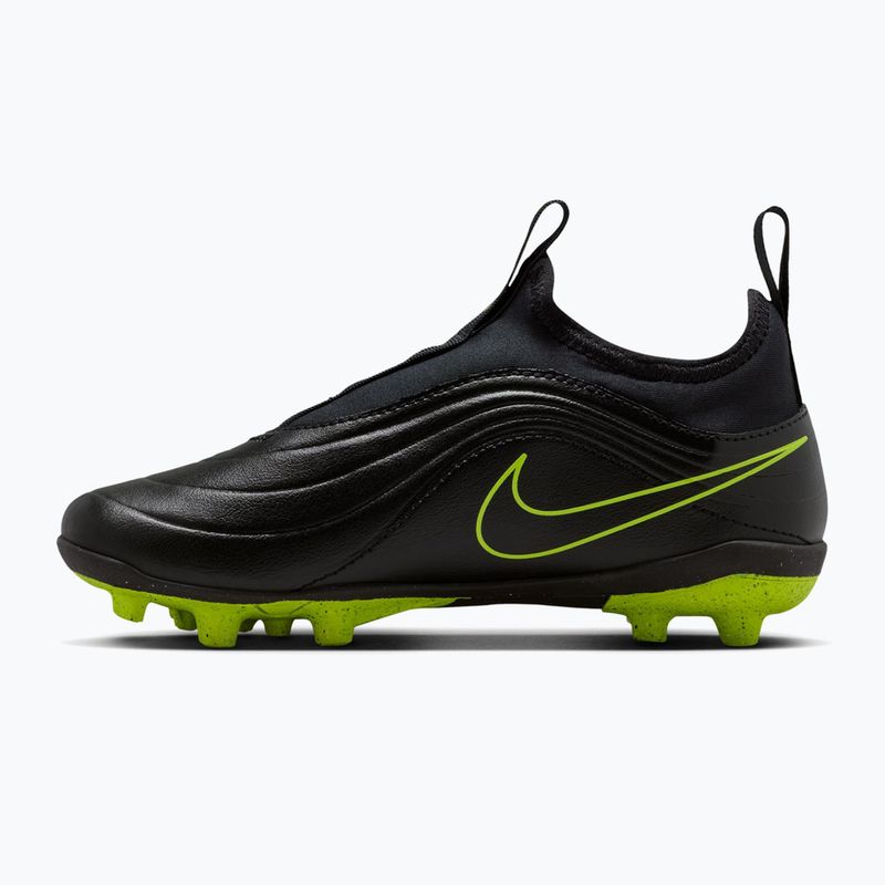 Кросівки футбольні дитячі Nike Tiempo Maestro Flex Jr FG/MG PS black/volt/black 2