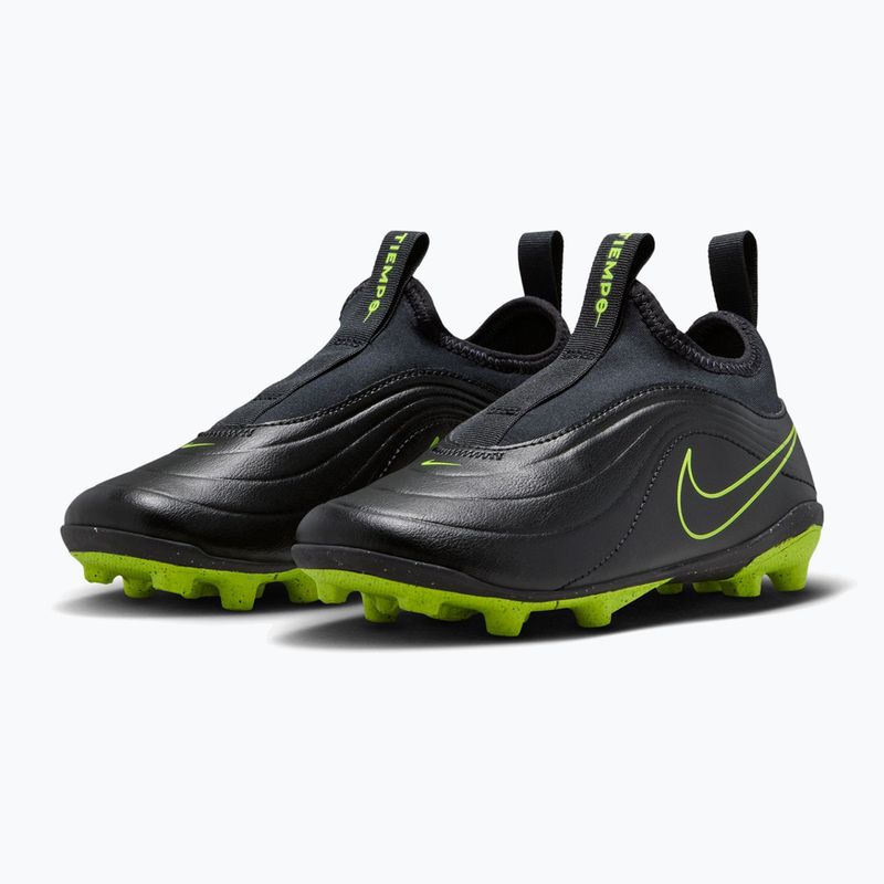 Кросівки футбольні дитячі Nike Tiempo Maestro Flex Jr FG/MG PS black/volt/black 3