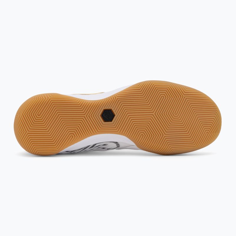 Кросівки футбольні чоловічі Nike Tiempo Reactgato IC white/metallic gold 4