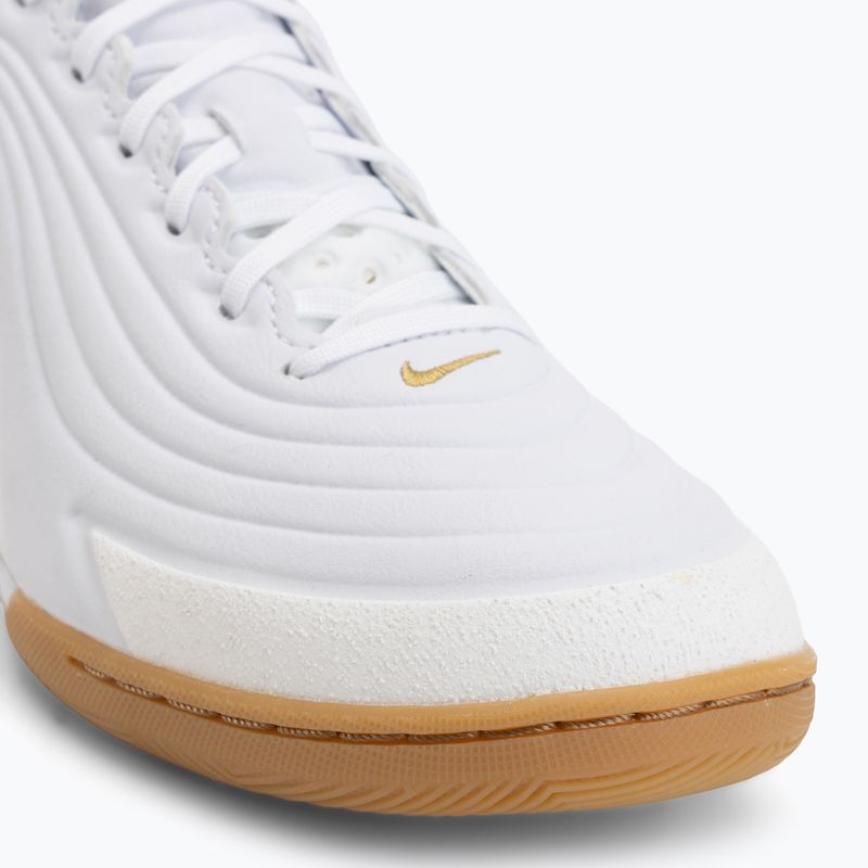 Кросівки футбольні чоловічі Nike Tiempo Reactgato IC white/metallic gold 7