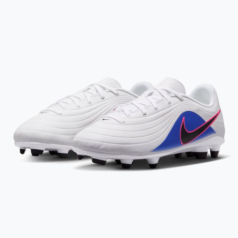 Кросівки футбольні дитячі Nike Tiempo Maestro Club Jr FG/MG white/racer blue/pink blast/black 10