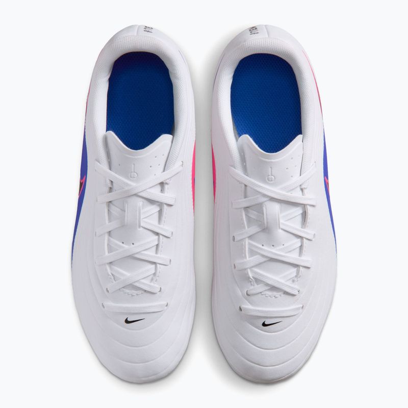 Кросівки футбольні дитячі Nike Tiempo Maestro Club Jr FG/MG white/racer blue/pink blast/black 13
