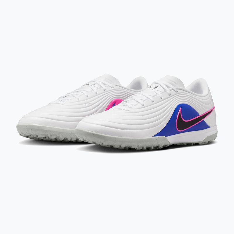 Кросівки футбольні чоловічі Nike Tiempo Maestro Academy TF white/racer blue/pink blast/black 10