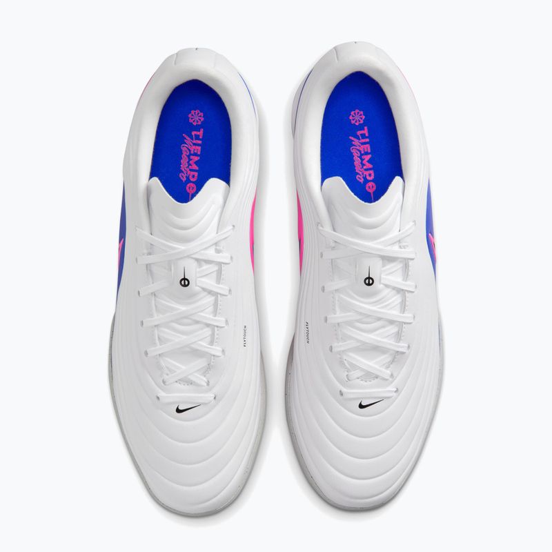 Кросівки футбольні чоловічі Nike Tiempo Maestro Academy TF white/racer blue/pink blast/black 12