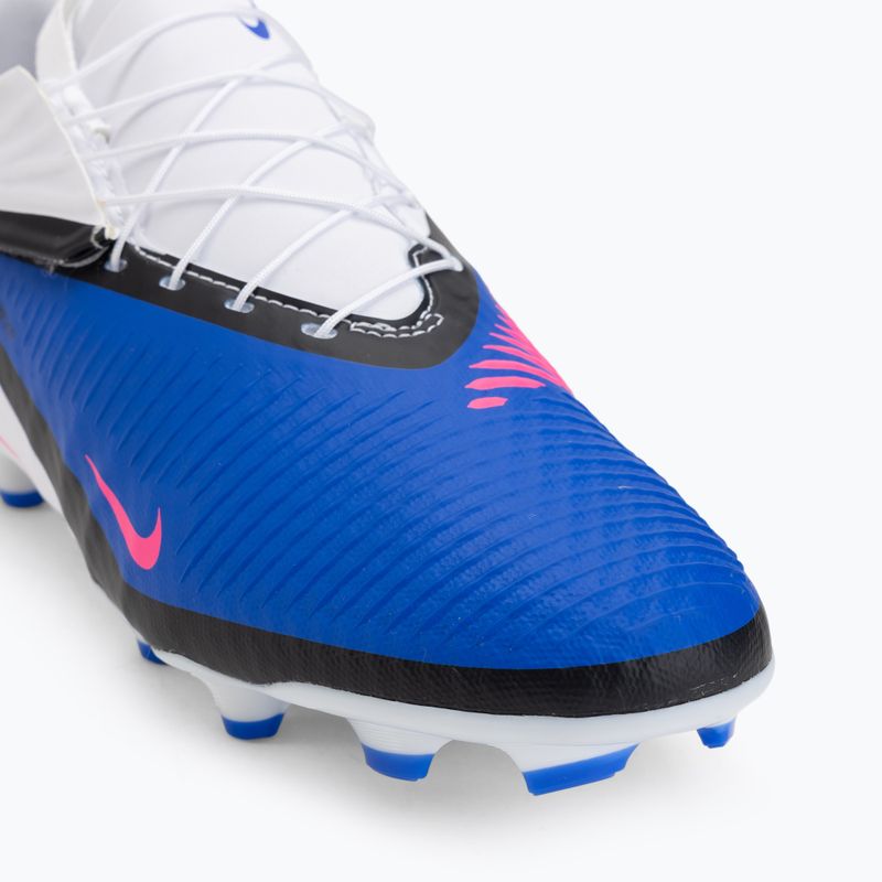 Кросівки футбольні чоловічі Nike Phantom 6 Low Academy EasyOn FG/MG racer blue/white/pink blast 7
