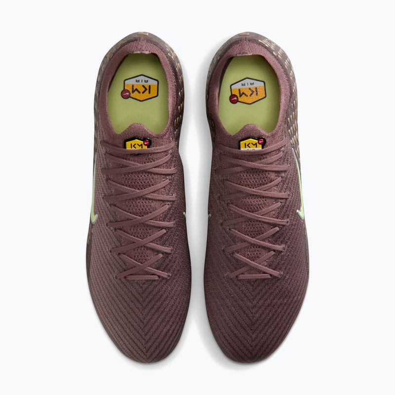 Кросівки футбольні чоловічі Nike Mercurial Vapor 16 Elite Kylian Mbappe FG plum eclipse/metallic silver 5