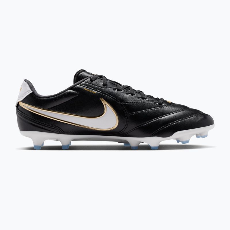 Кросівки футбольні чоловічі Nike Tiempo Ligera Pro FG black/white 8