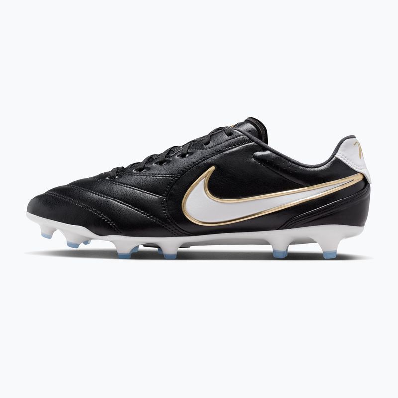 Кросівки футбольні чоловічі Nike Tiempo Ligera Pro FG black/white 9