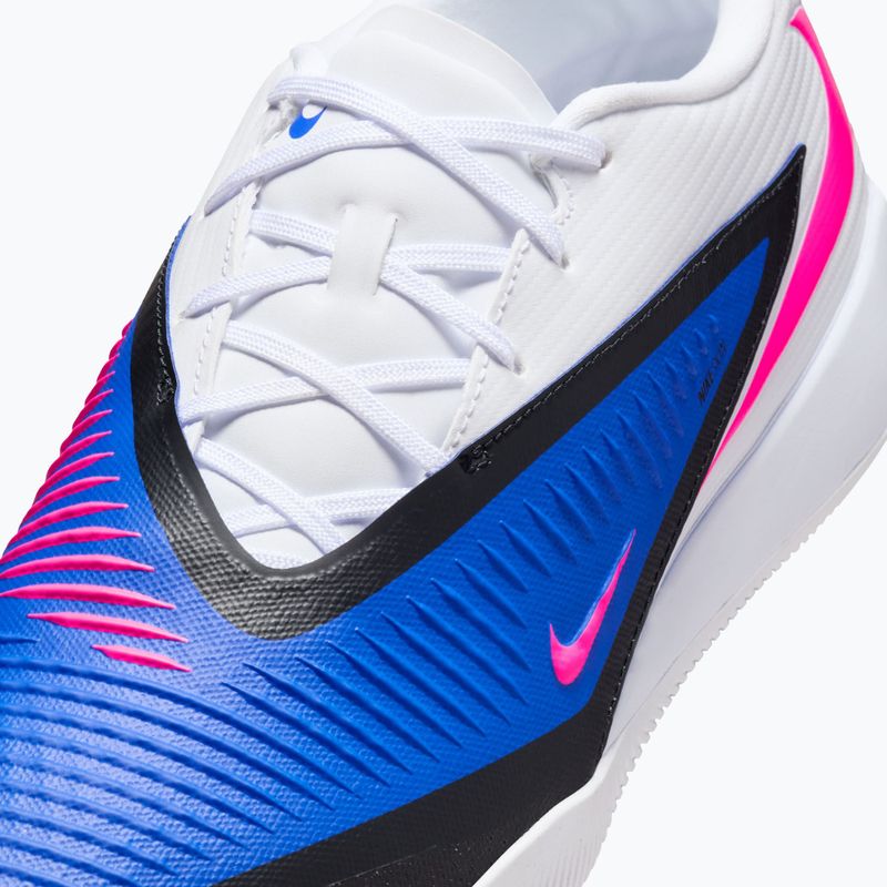 Кросівки футбольні чоловічі Nike Phantom 6 Low Academy IC racer blue/white/pink blast 8