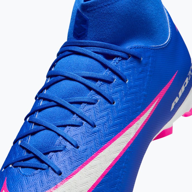 Кросівки футбольні чоловічі Nike Mercurial Superfly 10 Academy FG/MG racer blue/white 8