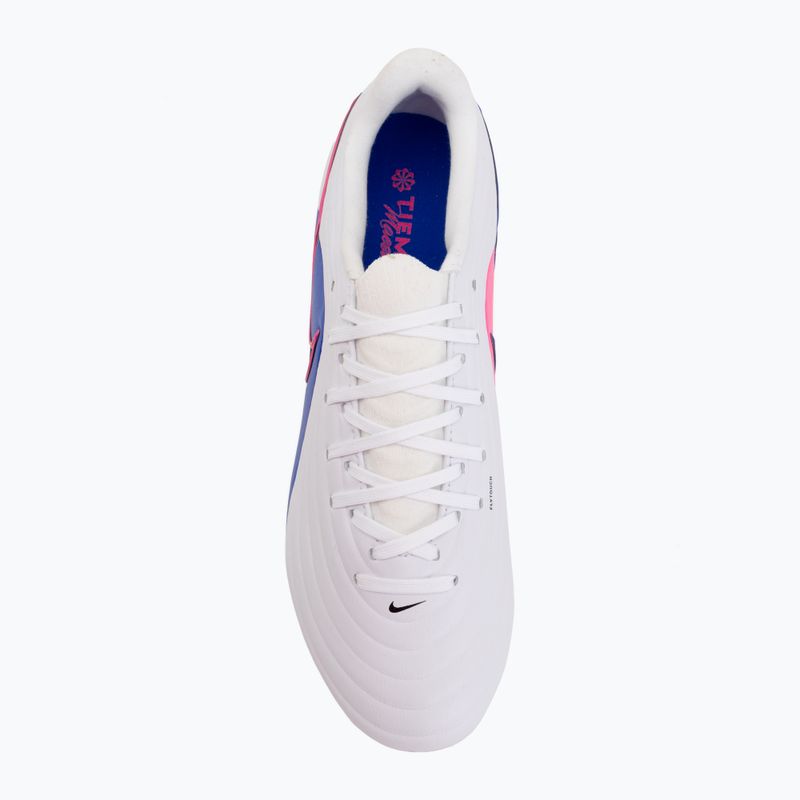 Кросівки футбольні чоловічі Nike Tiempo Maestro Acad SG-Pro AC white/racer blue/pink blast/black 5