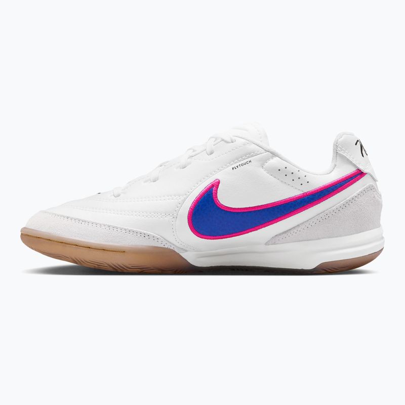 Дитячі футбольні бутси Nike Tiempo Streetgato Jr white/pink blast/racer blue 2