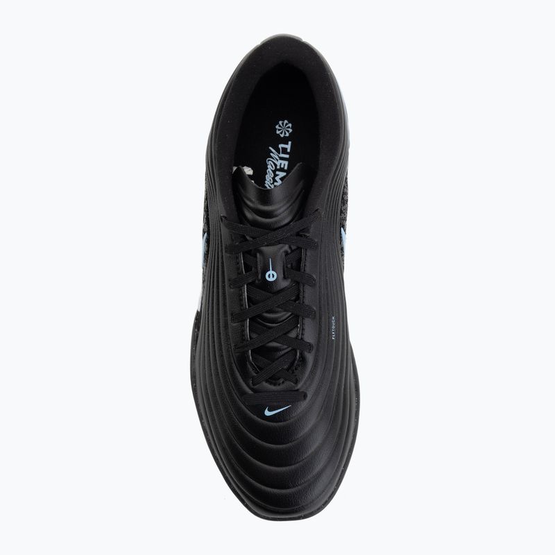 Кросівки футбольні чоловічі Nike Tiempo Maestro Academy TF black/ice blue 5