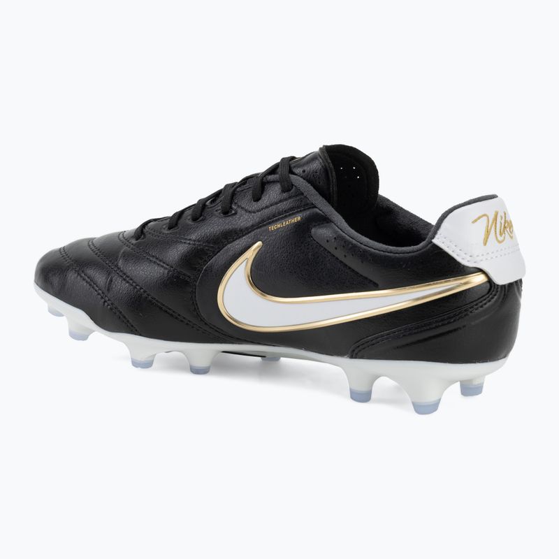 Кросівки футбольні чоловічі Nike Tiempo Ligera Pro FG black/white 3