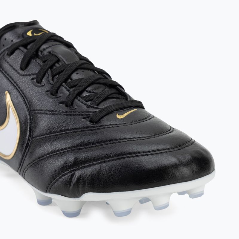 Кросівки футбольні чоловічі Nike Tiempo Ligera Pro FG black/white 7