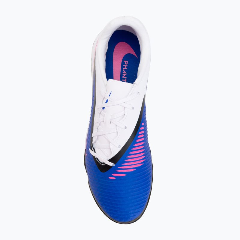 Кросівки футбольні чоловічі Nike Phantom 6 Low Academy TF racer blue/white/pink blast 5