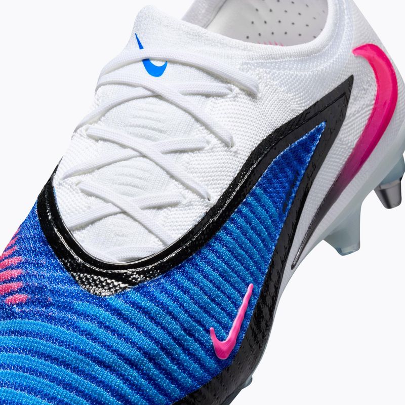 Кросівки футбольні чоловічі Nike Phantom 6 Low Elite SG-Pro racer blue/white/pink blast 8