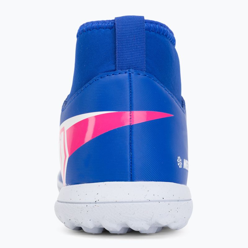 Кросівки футбольні дитячі Nike Mercurial Superfly 10 Club TF racer blue/white 6