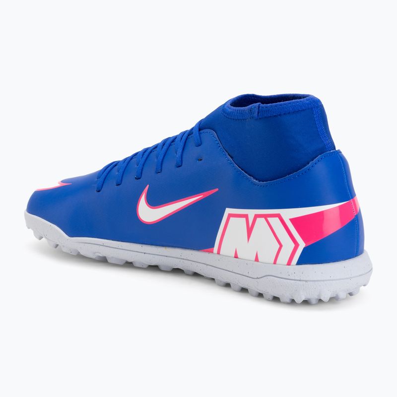 Кросівки футбольні чоловічі Nike Mercurial Superfly 10 Club TF racer blue/white 3