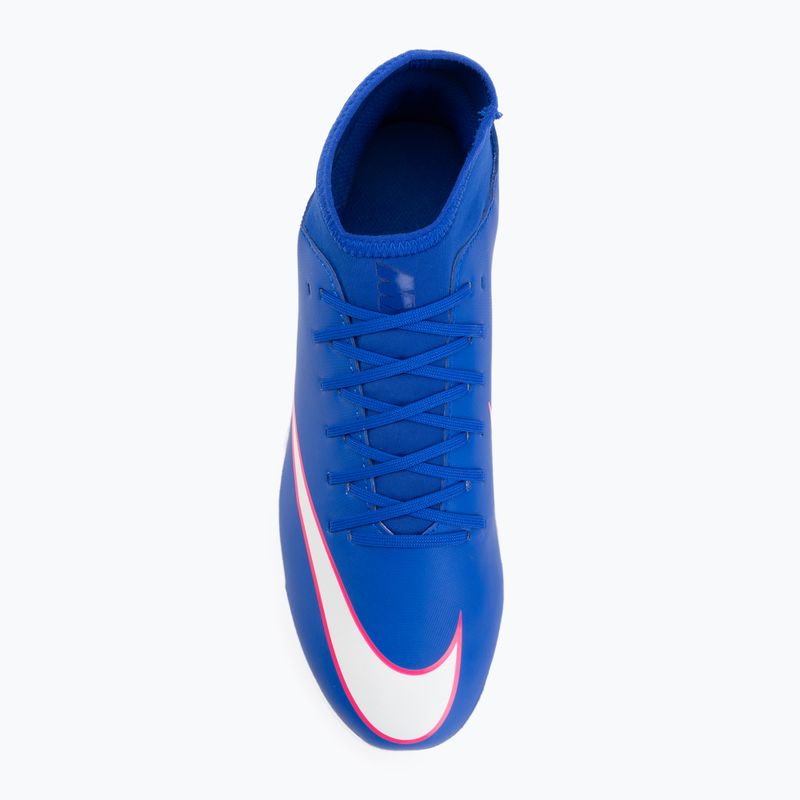Кросівки футбольні чоловічі Nike Mercurial Superfly 10 Club TF racer blue/white 5