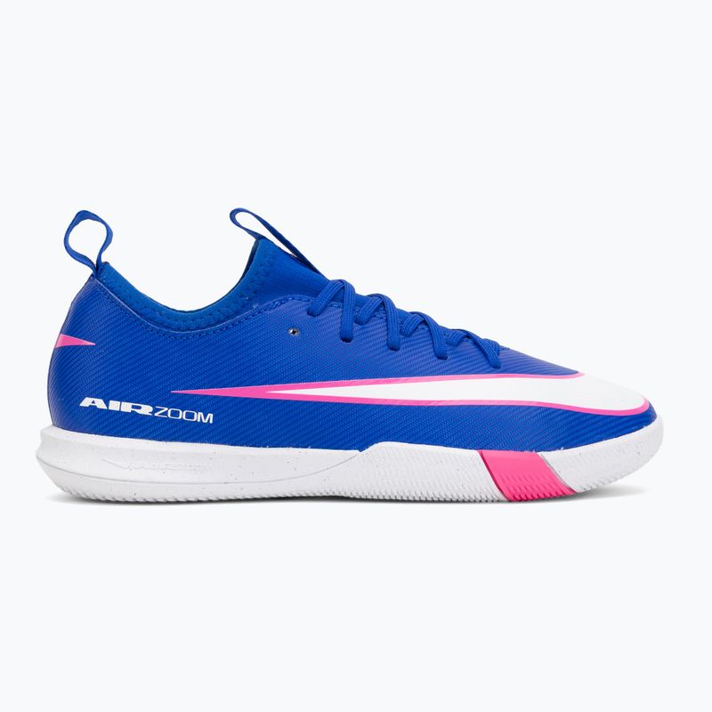 Кросівки футбольні дитячі Nike Mercurial Vapor 16 Academy IC racer blue/white 2