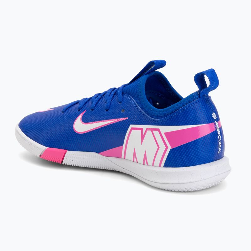 Кросівки футбольні дитячі Nike Mercurial Vapor 16 Academy IC racer blue/white 3