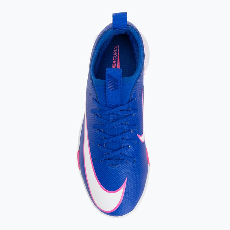 Кросівки футбольні дитячі Nike Mercurial Vapor 16 Academy IC racer blue/white 5
