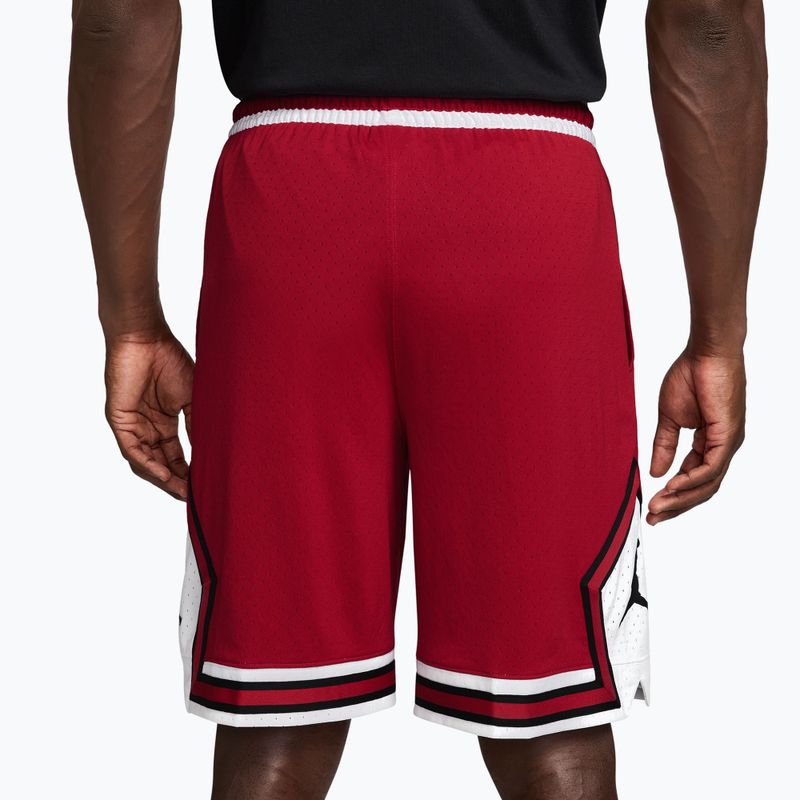 Шорти баскетбольні чоловічі Jordan Sport Dri-FIT 9" Diamond gym red/white/gym red 2