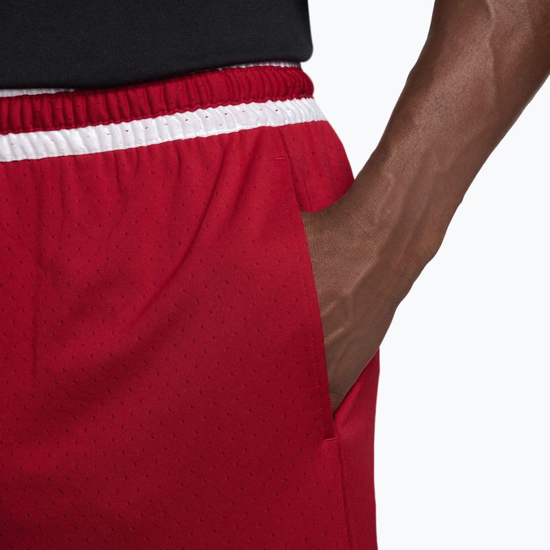Шорти баскетбольні чоловічі Jordan Sport Dri-FIT 9" Diamond gym red/white/gym red 4