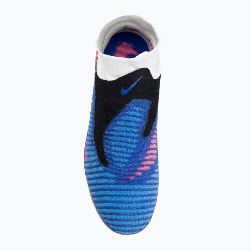 Кросівки футбольні чоловічі Nike Phantom 6 High Elite AG racer blue/white/pink blast 5